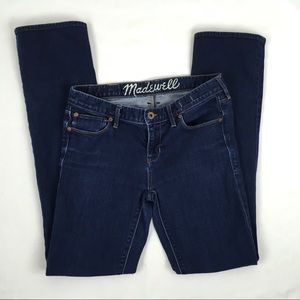Madewell Rail Straight Dark Blue Denim